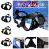 Large Frame Diving Goggles Tempered Glass Swimming Glasses Snorkeling Goggles  Swimming
