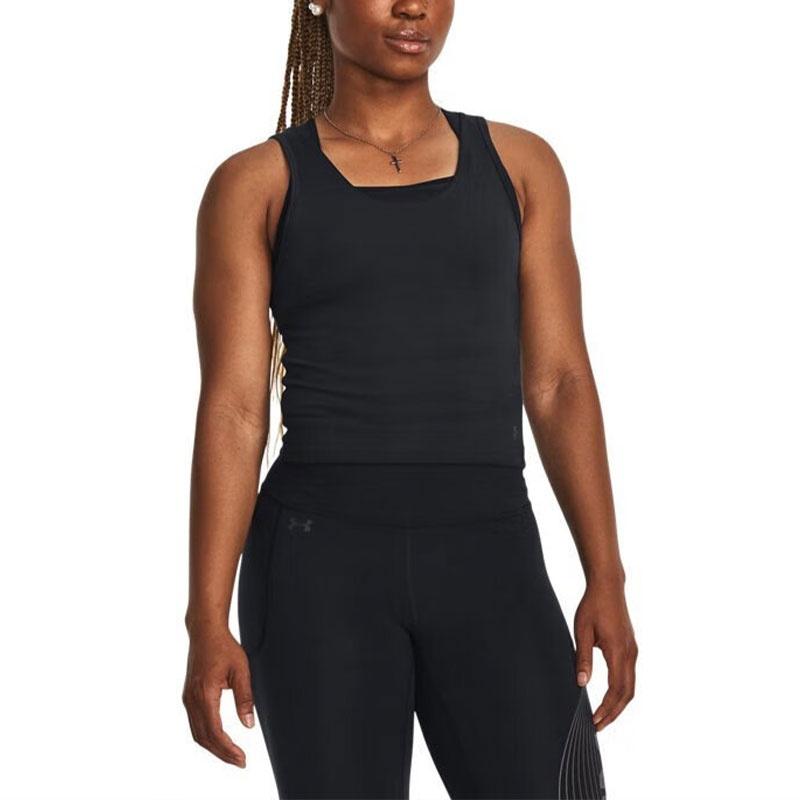 Under Armour Женский черный топ-майка унисекс 1379046-001