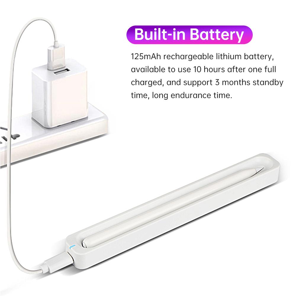 Активное емкостное перо Стилус с магнитной зарядкой Чувствительное к прикосновению гладкое отклонение ладони