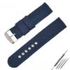 18mm 20mm 22mm 24mm Universal Nylon Watch Strap-Waterproof and Sweatproof Unisex Canvas Watch Accessories Black Strap Watch Band Samsung Watch Band