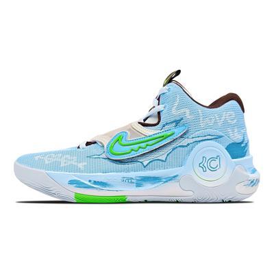 KD Trey 5 X Нескользящие Нескользящие Низкие Баскетбольные Кроссовки Мужские Небесно-Голубые DJ7554-014(Команда282-)