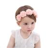 New Korean Style Women's Polyester Chiffon Flower Lace Headband 10cm Hair Accessory for Gift