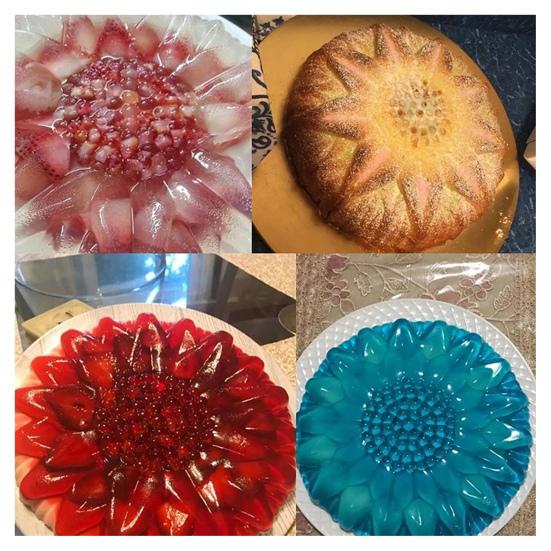 Yousheng Большая форма для торта «Подсолнух» Силиконовый противень для выпечки торта на день рождения Форма для торта в виде цветка Антипригарная форма для выпечки кекса, маффина, брауни, чизкейка, пирога