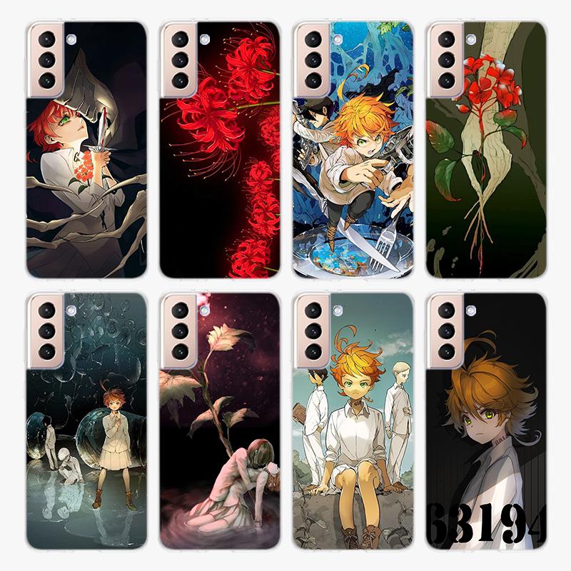 The Promised Neverland For Samsung Galaxy S22 Pro S21 S20 FE Ultra S10 S10E Lite S9 S8 Plus S7 S6 Edge Soft Phone Case