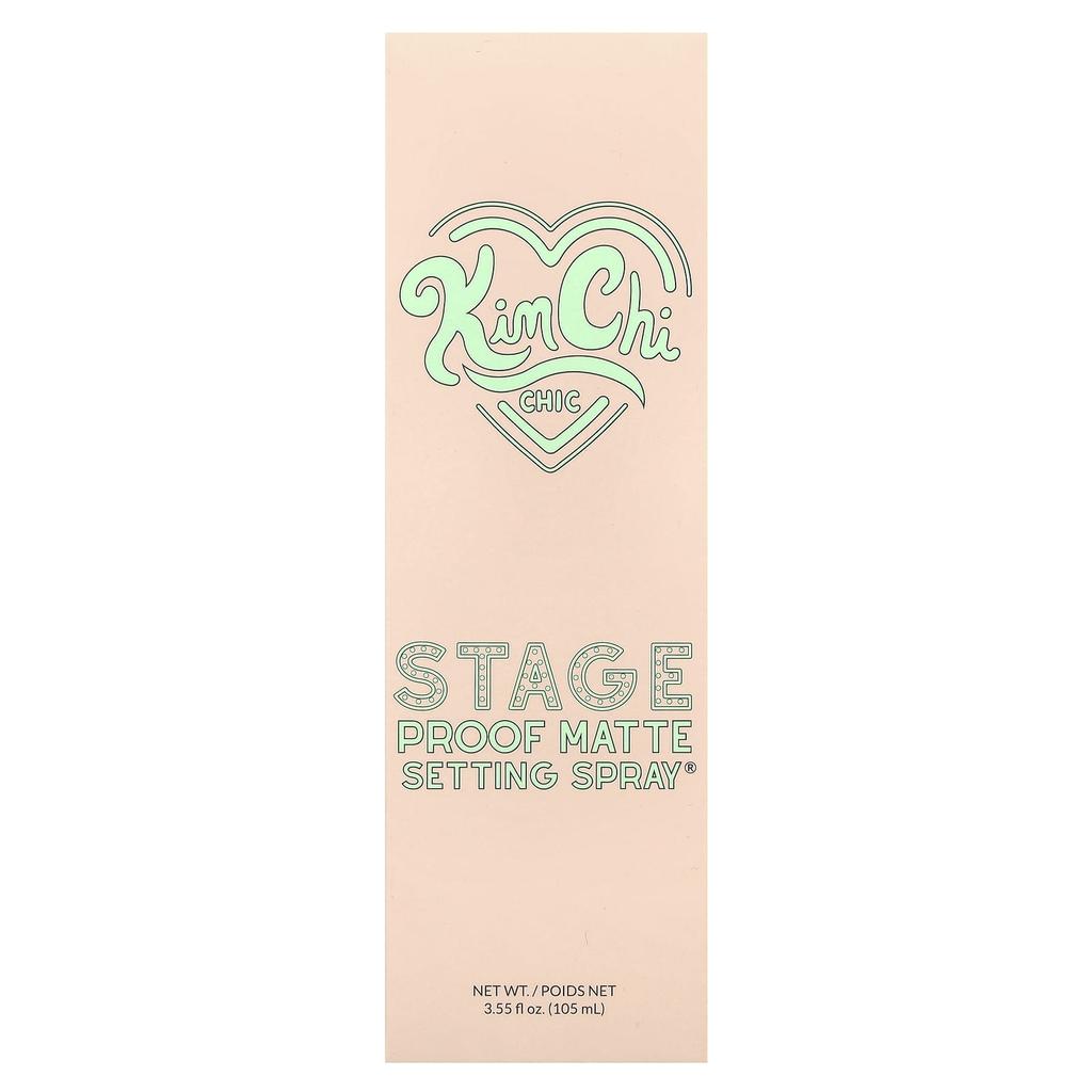 Kimchi Chic Beauty Stage Proof Matte Setting Spray®, 01 Matte Finish, 3.55 Fl Oz (105 Ml)