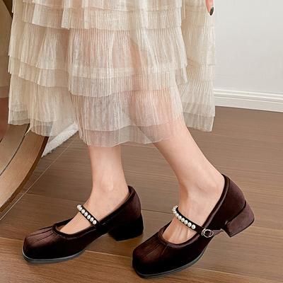 Ретро британский стиль платформы маленькие кожаные туфли женские новинка весна-осень 2025 года интернет знаменитость универсальная юбка одинарные туфли Мэри Джейн