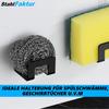 StahlFaktur Stainless Steel Sponge Holder Kitchen Wall Hook Organizer Self-adhesive