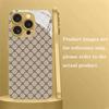 Роскошный чехол из закаленного стекла с алмазной сеткой для iPhone 17 Pro Max 16 15 14 Plus 11 12 13 Pro Max 16E 17Air Противоударный чехол