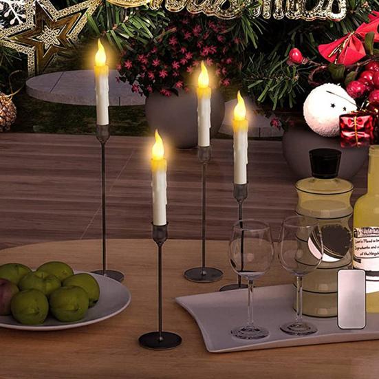 12 шт. подвесных плавающих свечей с пультом дистанционного управления Magic Flameless Taper