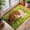Multiple sizes Tiger Angel Wings Rug Pattern Carpet for Living Room Bedroom Sofa Home Decor Non-slip Floor Mat Luxury Gift