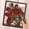 Глубина 4 см 6”/7”/8”/10” Прозрачная Деревянная Рамка Цветок Сушеные Цветы Роза Сохранение Цветов DIY Фото Витрина Коробка Украшение Дома