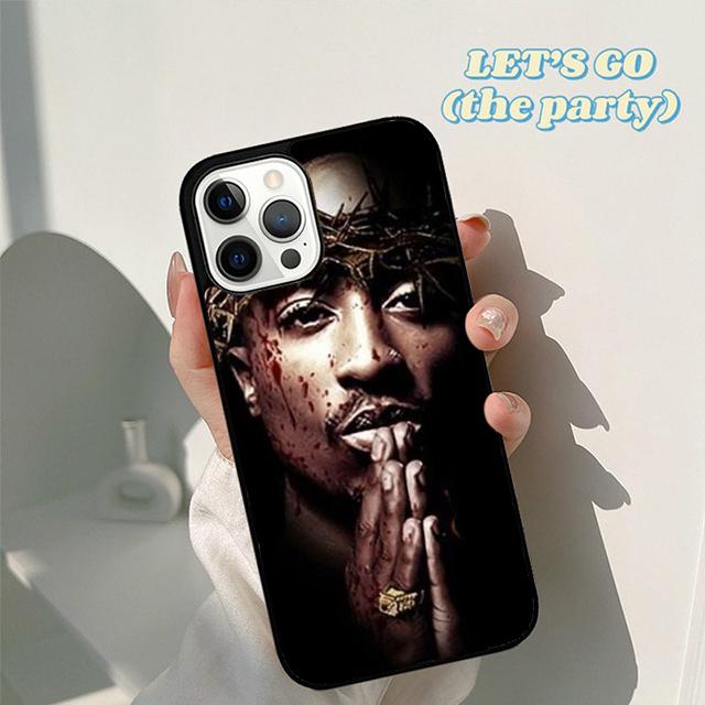 Чехол для телефона Hiphop Rap Singer 2Pac Tupac Shakur для iPhone 17 Air 16 16e 15 12 11 13 14 Pro Max Plus Coque