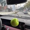 Fruit Car Pendants Artificial Foam Fruits Rear Mirror Car Charm Christmas Tree Hanging Ornaments for Auto Accessory Xmas Decor