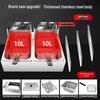 Dual Tank Stainless Steel Electric Deep Fryer - Constant Temp Fryer for Skewers, French Fries, Street Food.