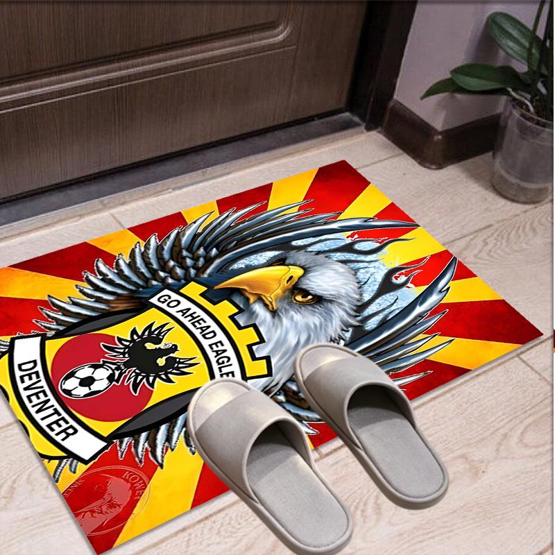 Go Ahead Eagles Pattern Rug, Indoor/Outdoor Mat, for Picnic, Gameroom, Bedroom, Office, Living Room, Home Decor Carpet, Birthday Gift