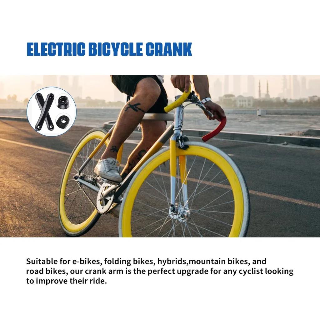 Шатун Bafang Шатун Электровелосипеда Средний Мотор Шатун Алюминиевый Сплав Шатун и педаль Основные Детали Аксессуар для Среднего Мотора 170мм