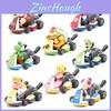Набор машинок Super Mario Kart с механизмом обратного хода, фигурками принцессы Луиджи и Боузера для детей