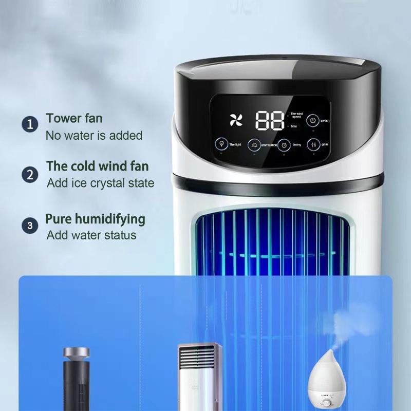 Portable Air Conditioner Desk Cooling Fan Air Cooler for Indoor Outdoor