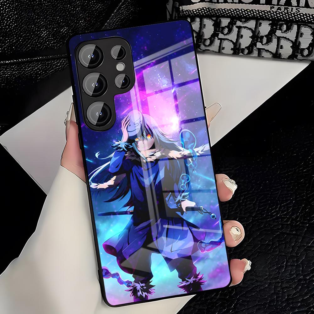 Чехол для телефона Rimuru Tempest Tensei для Samsung S26 S25 Plus S20 S20 Plus S22 Ultra S23 FE S21 Plus S21 Ultra Стеклянная крышка
