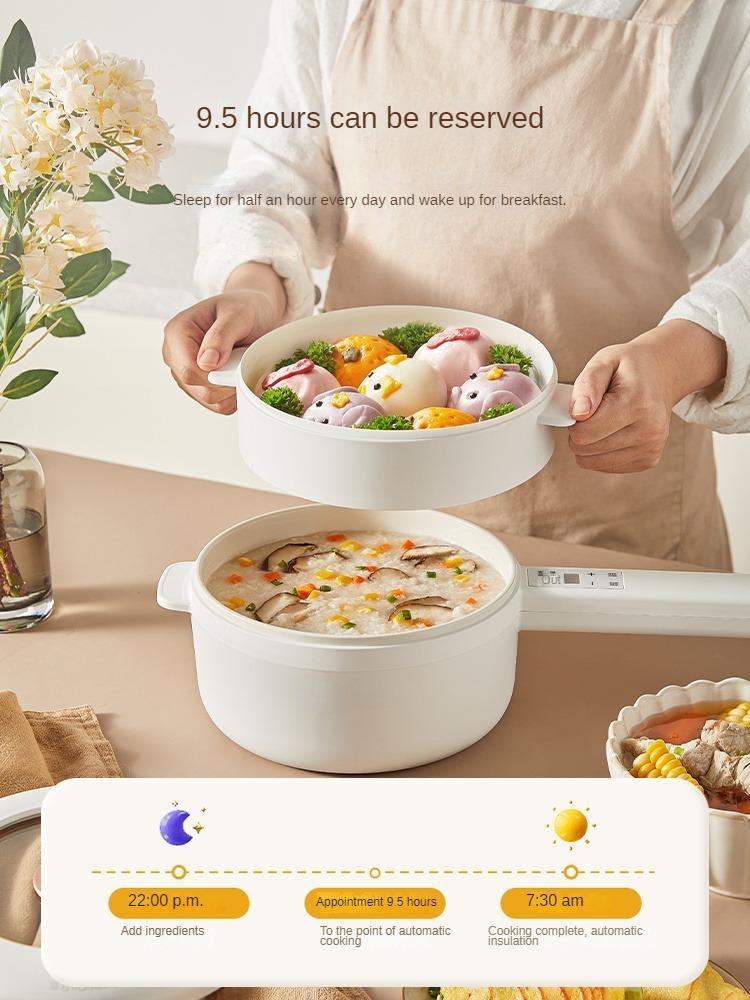 1600 мл 220 В электрическая кастрюля для приготовления пищи бытовая мини-сковорода домашняя антипригарная электрическая мультиварка