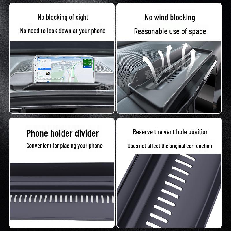 23-24 Ranger Dashboard Center Console Storage Box & Phone Holder