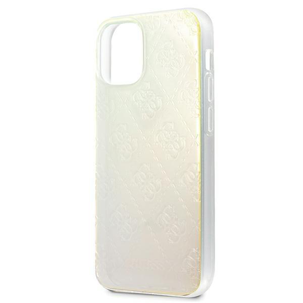 Guess Guhcp12S3D4Girbl Iphone 12 Mini 5,4 Opalowy/Iridescent Hardcase 4G 3D Pattern Collection