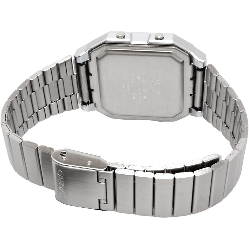 Casio CASIO Стандартные цифровые наручные часы с аналоговым дисплеем Серия Vintage A130WE-7A Унисекс Сре...