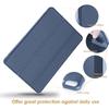 Coque + Verre Trempé - E.F.Connection - pour Samsung Galaxy Tab S9 Plus/S10 Plus - Antichoc - Bleu Foncé - 12,4 Pouces