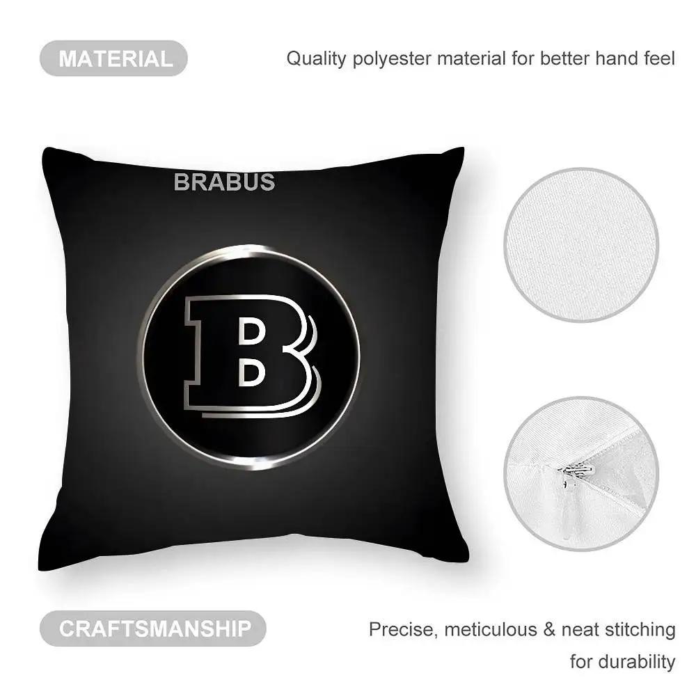 Роскошная наволочка B-BRA-B-B-BUS, квадратная, с двусторонним принтом, наволочка для подушки, для дивана, домашней спальни, декор, подарок