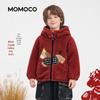 Зимняя пушистая куртка с капюшоном для мальчиков MOMOCO