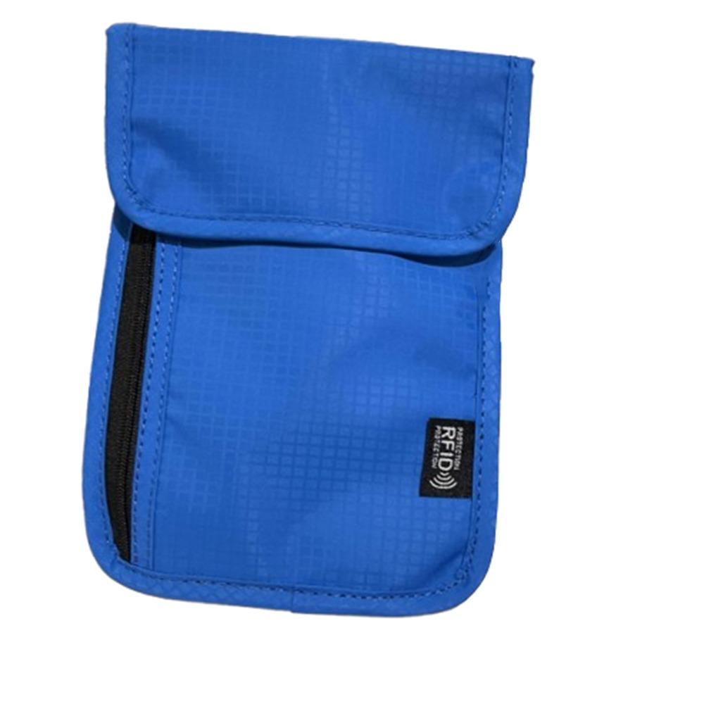 Нашейный кошелек для документов и кредитных карт с защитой от кражи, RFID-кошелек для паспорта, защищающий конфиденциальность