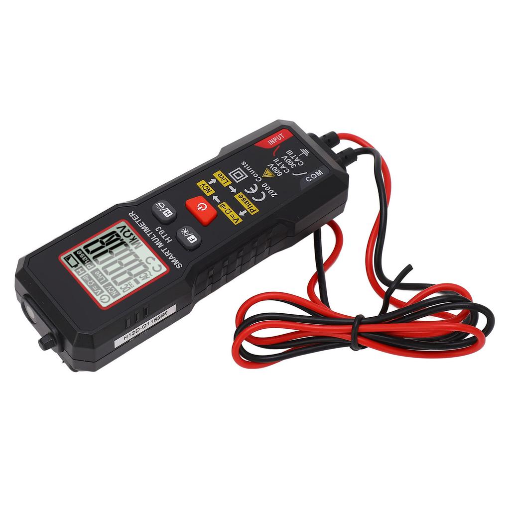 Цифровой мультиметр тестер напряжения 4000 отсчетов высокая точность последовательность фаз провод под напряжением автоматический