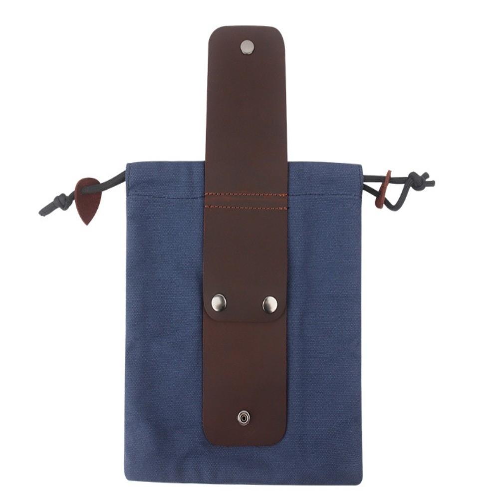 PU Leather Waist Bag Wear-resistant Harvest Bag Artisan Bag Foraging Bag Running