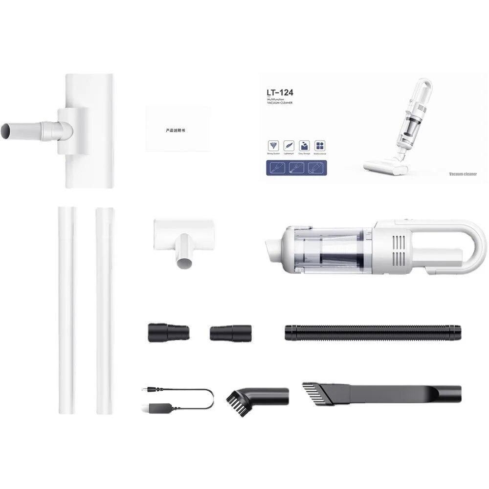Новый 5-в-1 19000 Па Многофункциональный Бытовой Чистящий Аппарат Мощный Беспроводной Автомобильный Пылесос Металлический Фильтр Портативный Ручной