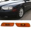 2Pcs Side Marker Light Cover Front Modified Parts ABS Turn Signal Indicator Housing 9188263 9188264 for Volvo S80 99-06