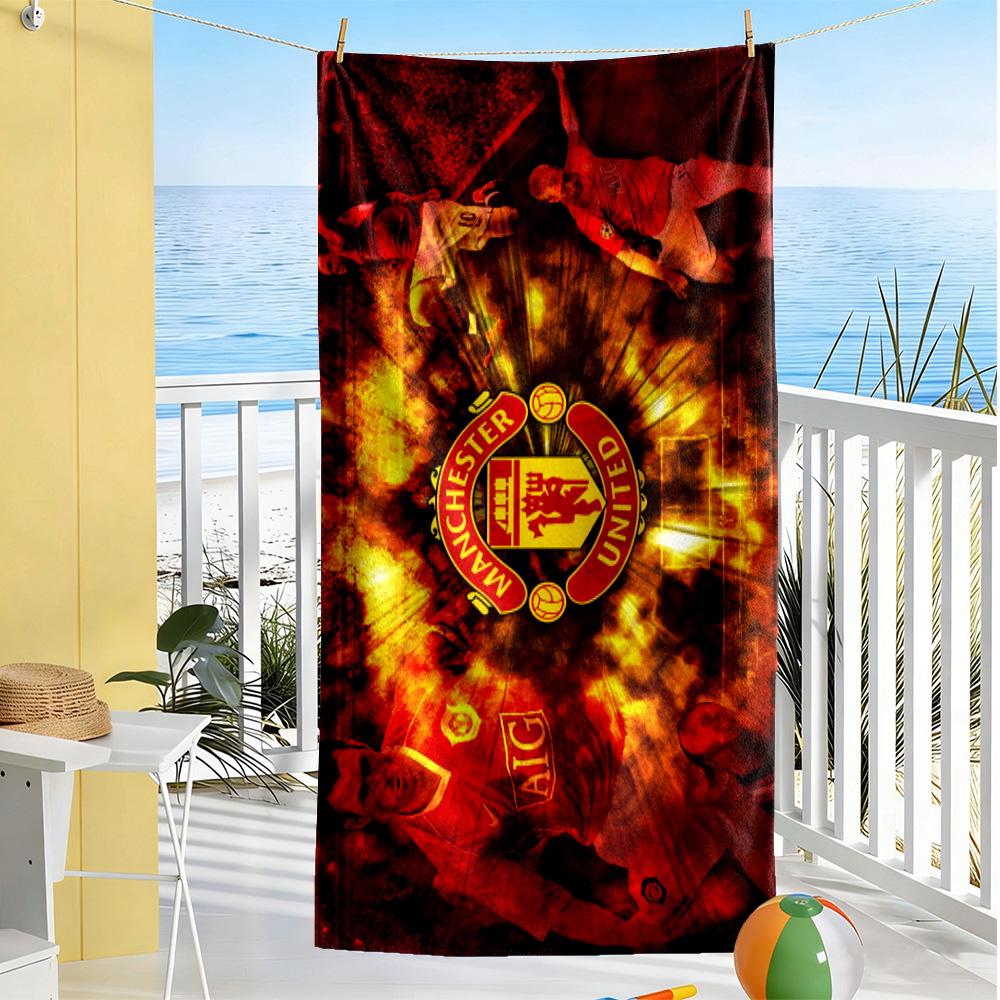 Michael Ballack Soccer Action Beach Towel High Absorbency & Quick-Dry Comfortable Lightweight