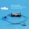 1 комплект, электромагнитный экспериментальный материал, безопасные упражнения, мыслительные способности, пластиковый научный физический эксперимент, электромагнит для дома