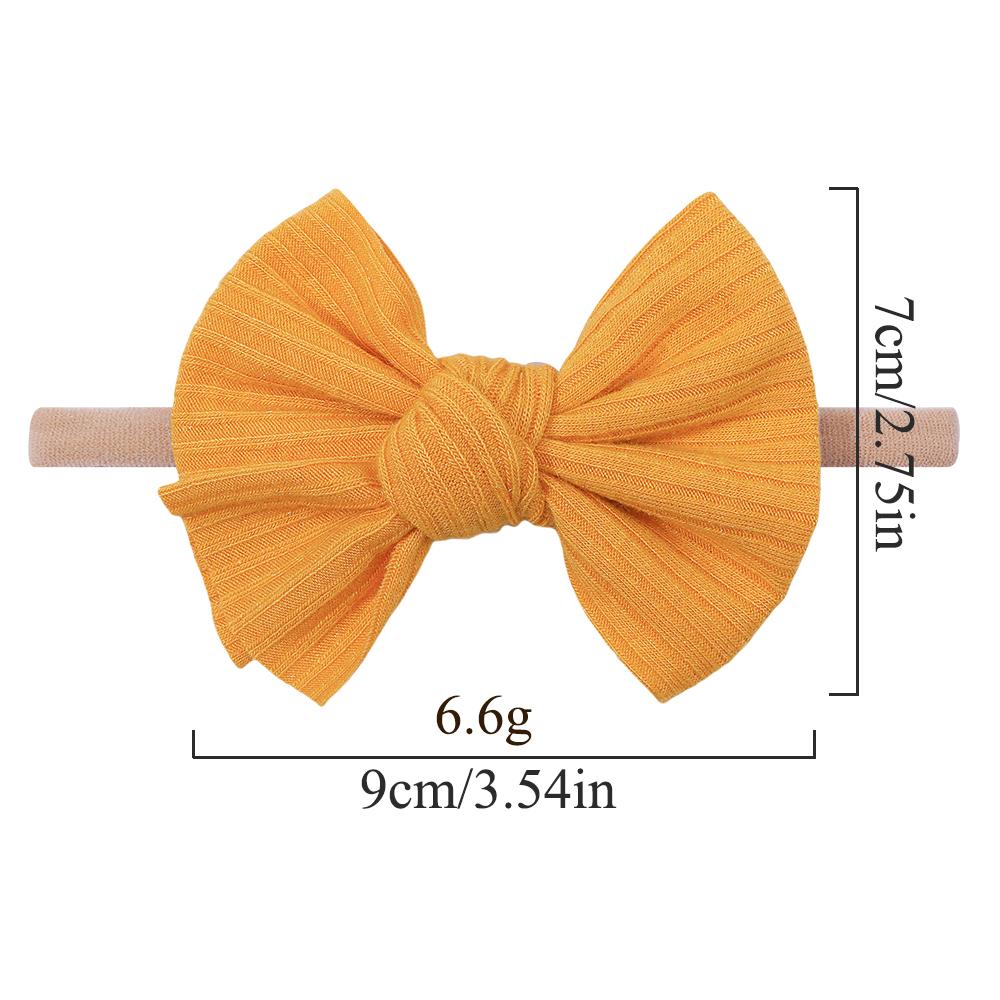 1/2 шт./лот Повязка на голову для новорожденного с бантами, нейлоновая повязка на голову для девочки, эластичные мягкие резинки для волос для детей, детские аксессуары для волос