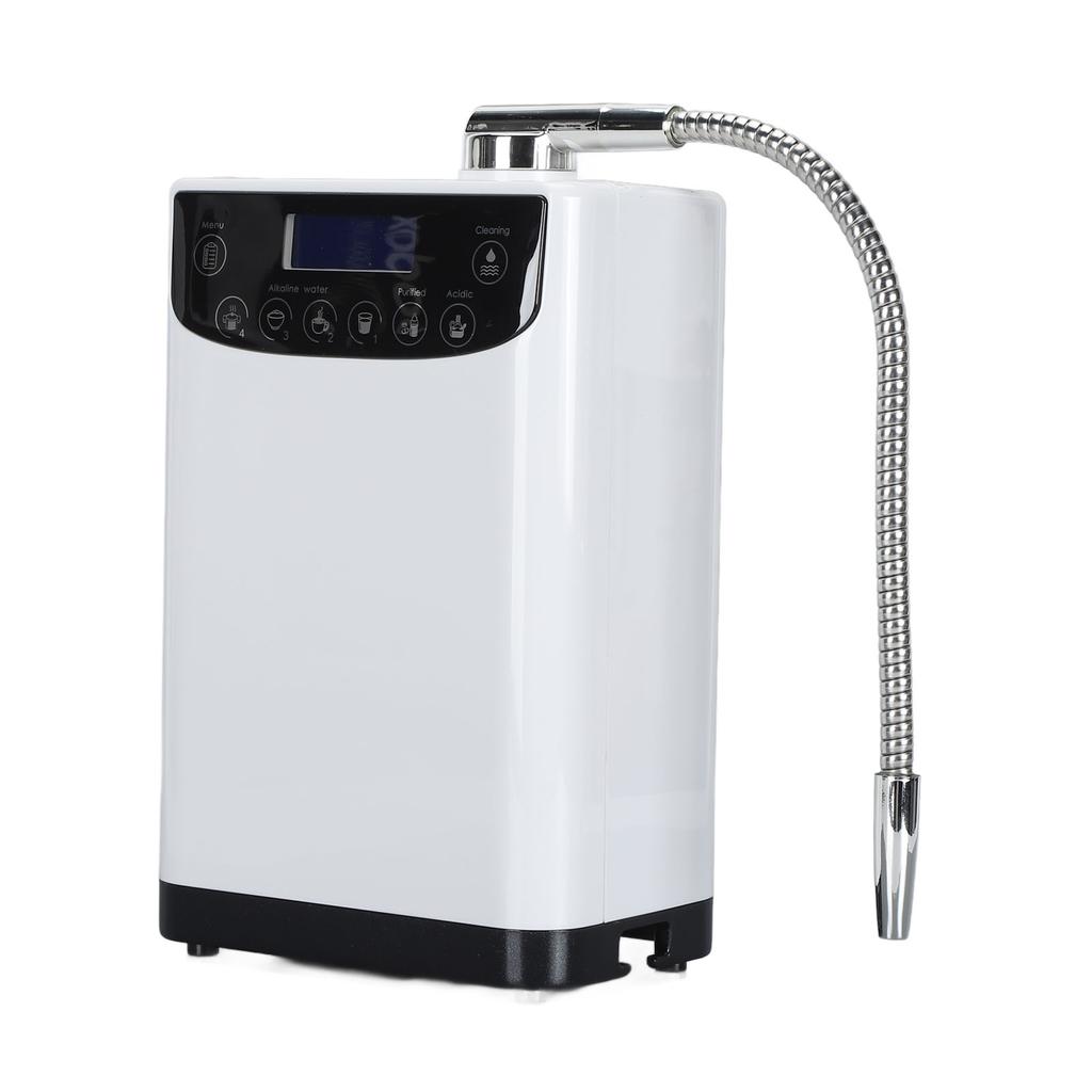 Hydrogen Rich Alkaline Water Machine White LED Display Touch Control Automatic Cleaning Alkaline