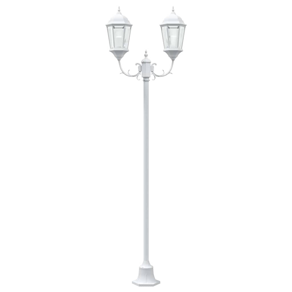 Garden Light White 68 x 20 x 235 cm Aluminium and Glass
