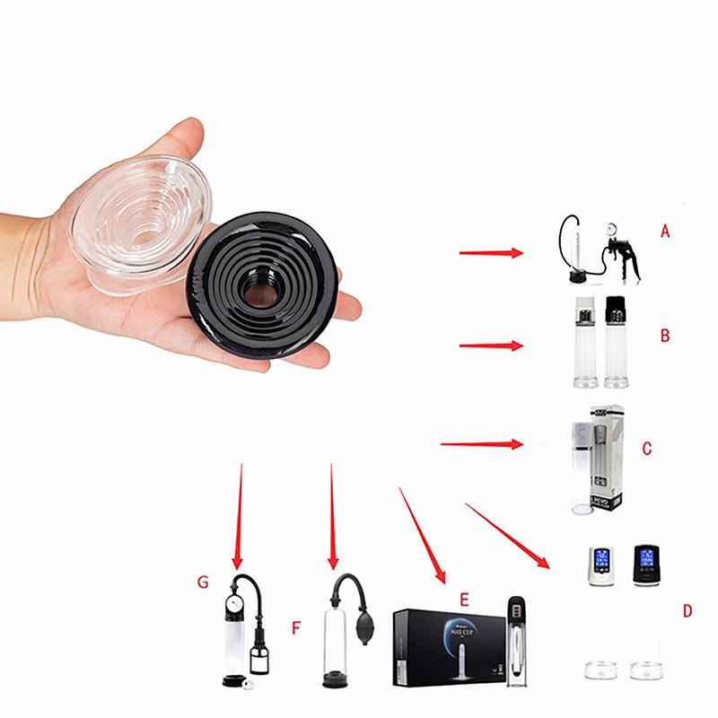 Электрический насос для пениса, сменный силиконовый чехол, удлинитель пениса, насос, чехол, секс-игрушки для мужчин, аксессуары для увеличения пениса