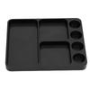 Metal RC Screw Tray Aluminium Alloy Screws Holder Plate RC Fixing Tools Organizer for 1 10 RC Model Toy Repair Black