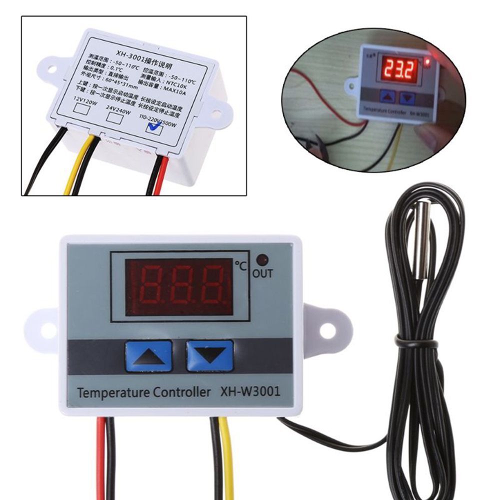 Microcomputer Controller Temperature Controller Thermostat Incubator Control Switch Probe