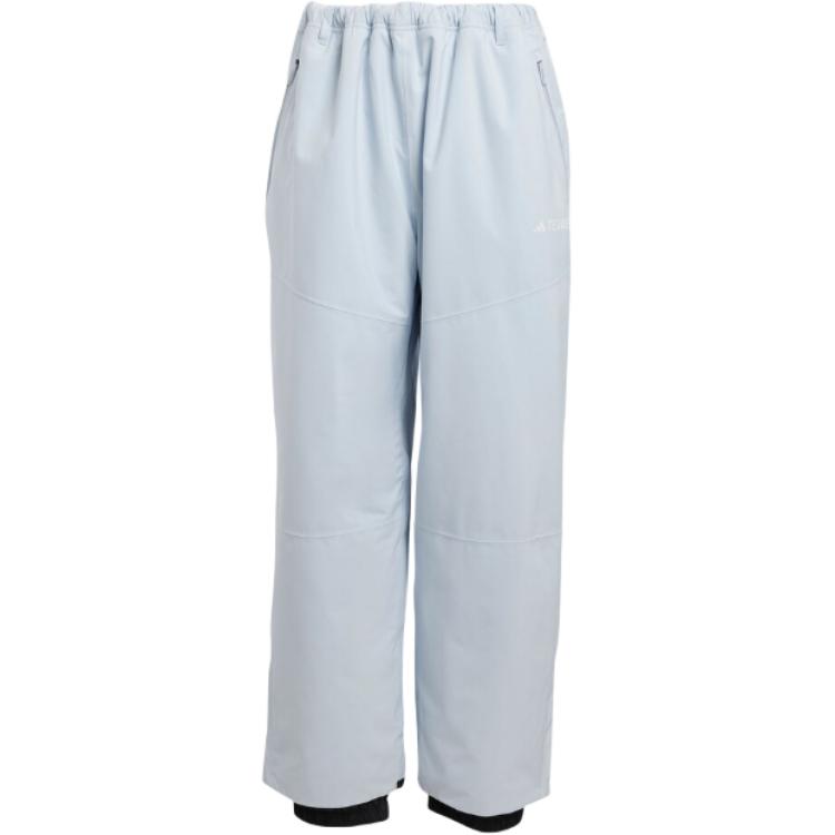 Adidas FW24 Xperior 2L Rain.Rdy Insulated Bib Loose Waterproof Windproof Durable Warm Ski Pants Men Pants Light-Blue JJ3364