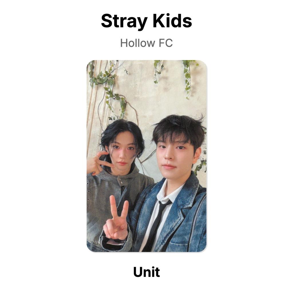 Stray Kids Официальная фотокарточка Hollow FC