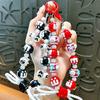 Cake Beads Hand-Painted Beads Mobile Phone Chain Keychain Cute Bag Pendant Beaded Chain