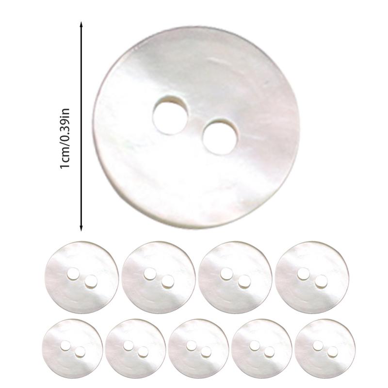 Пуговицы из ракушек для рукоделия 10 шт. Пуговицы из ракушек для куртки с 2 отверстиями, круглые, из речной ракушки, пуговицы для кардигана, пуговицы для шитья из перламутровой ракушки