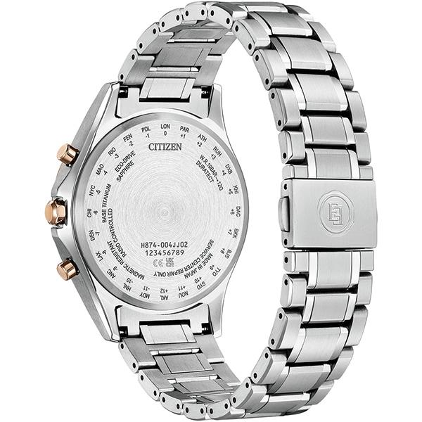 Citizen BY1026-65A ( Часы EXCEED Eco-Drive на солнечной батарее с радиоуправлением, прямой полет, фаза Луны, парная модель для мужчин)