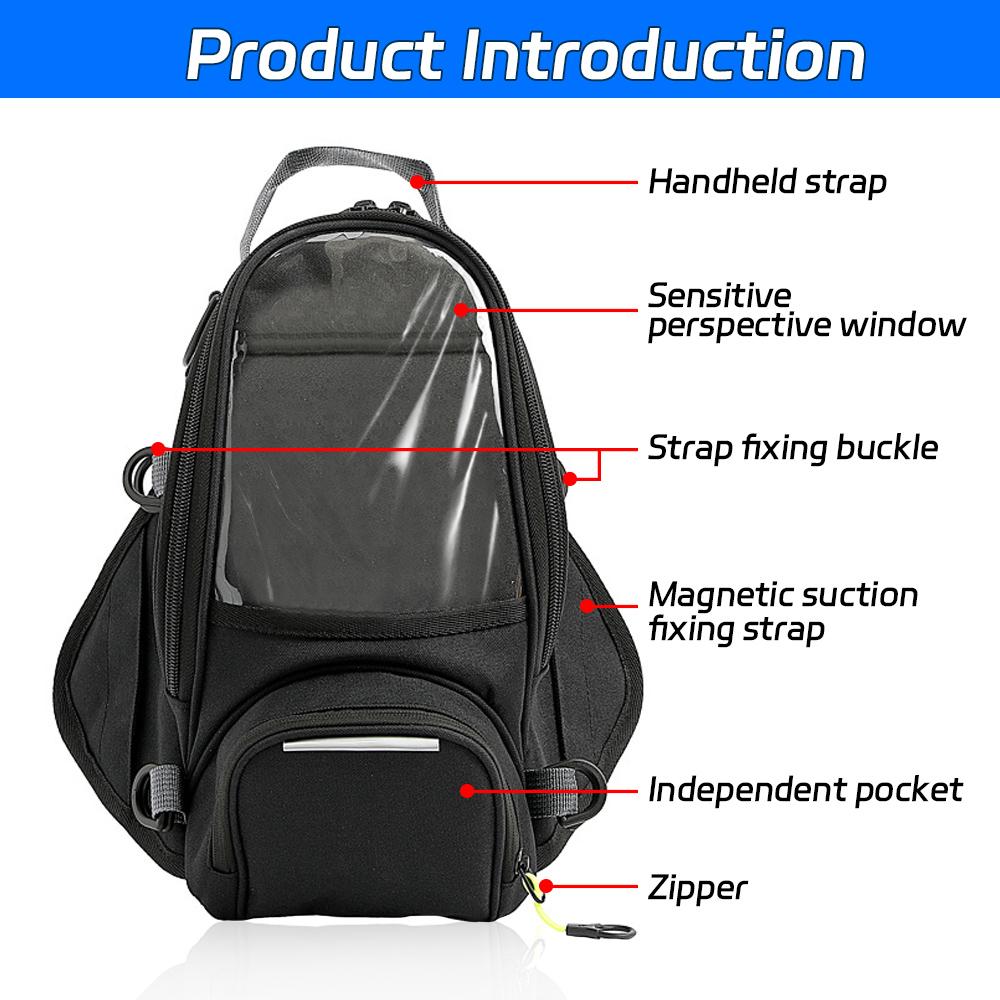 Navigator for Motorcycle Fuel Bag Mobile Phone Navigation Tank Multifunctional Small Oil Reservoit Package