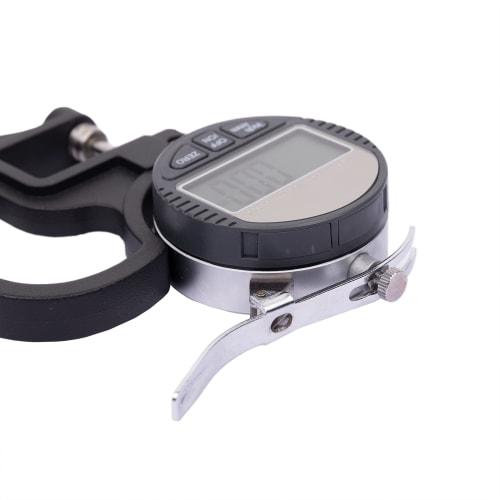 HFS (R) Digital Thickness Gauge with 0.01mm Accuracy, 0-10mm Measurement Range, and 0.01mm/0.001mm Resolution